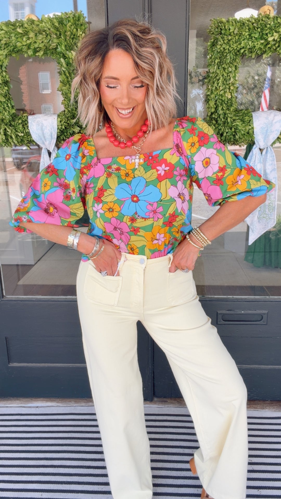 The Sunshine Garden Top