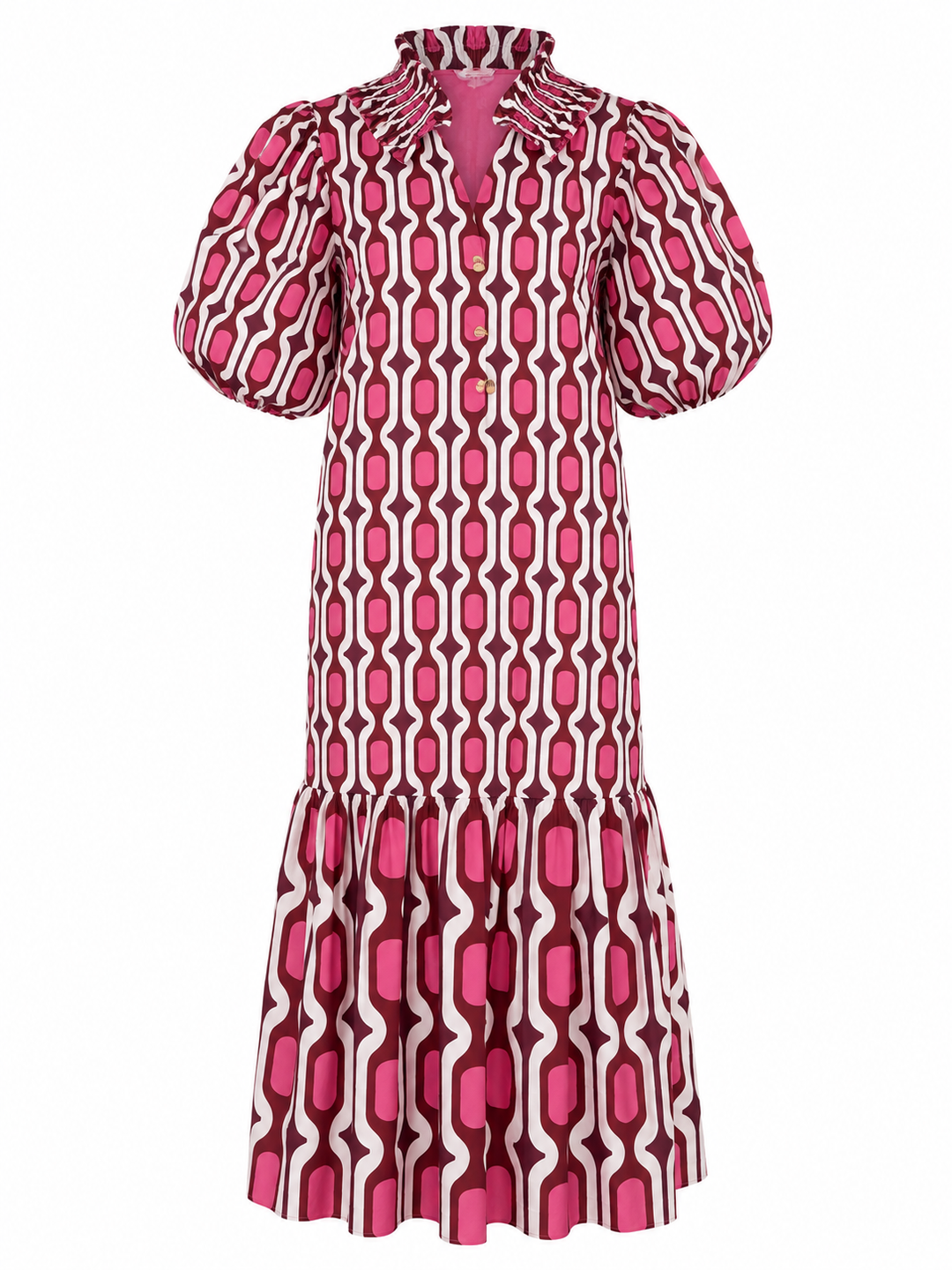 The Retro Rhythm Maxi Dress