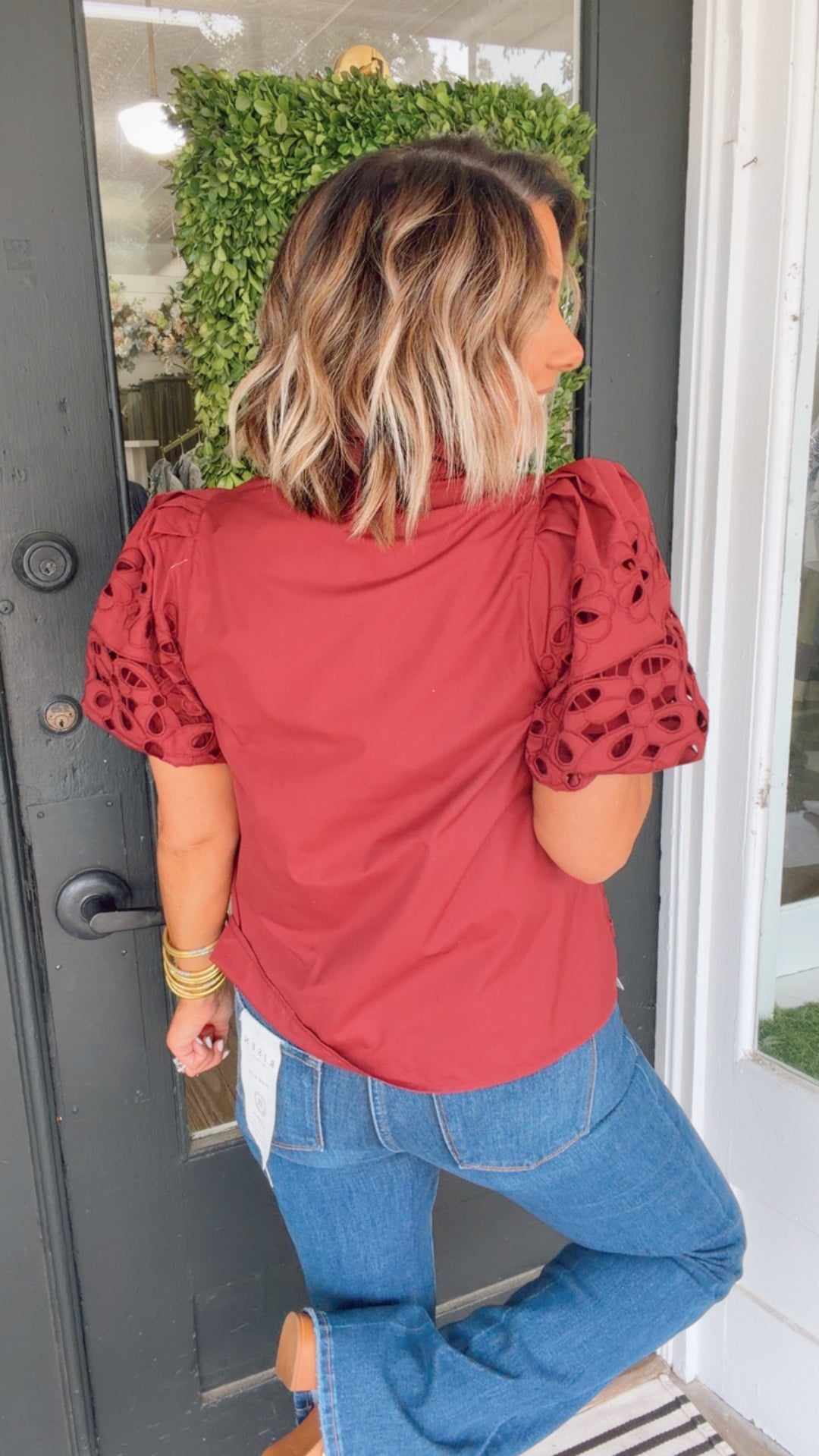 The Cabernet Charm Blouse