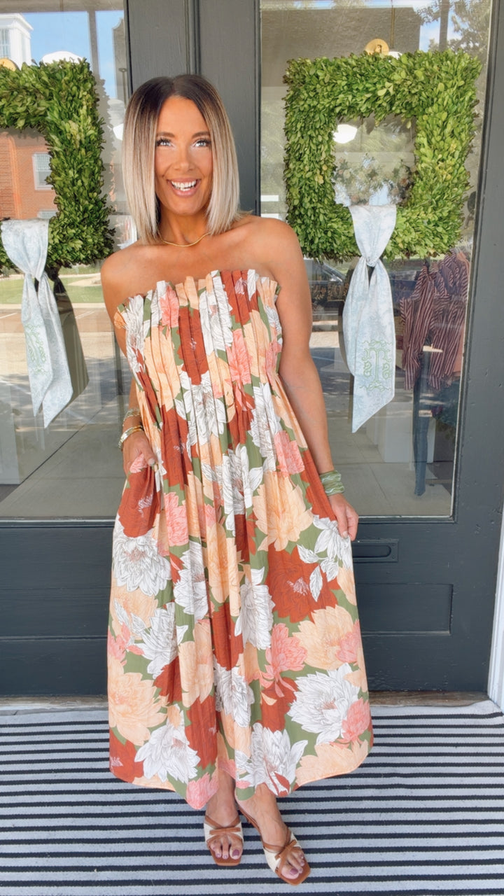 The Harvest Bloom Midi Dress