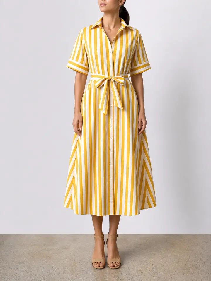 The Elodie Classic Shirt Dress