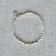 Michelle McDowell Kinsley Shiny Silver Bracelet