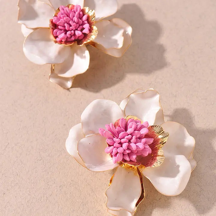 Blooming Floral Statement Earring