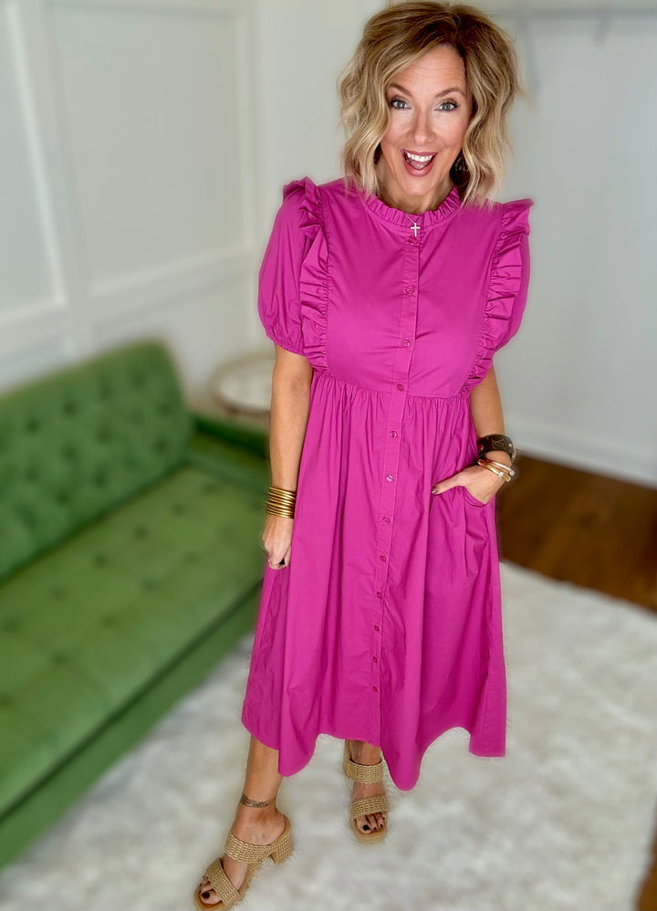 The Pretty in Plum Dress