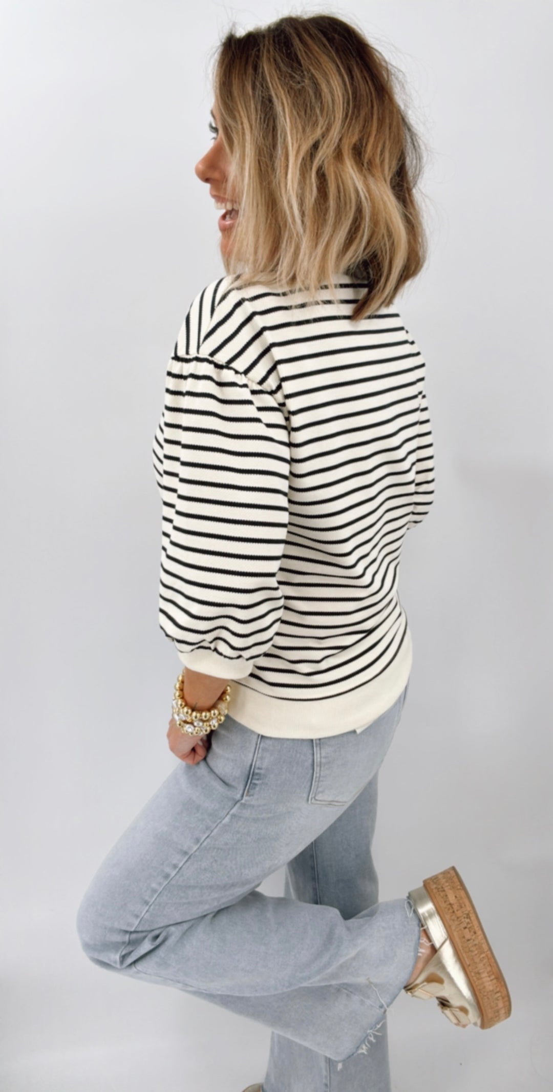 Stripe Casual Top