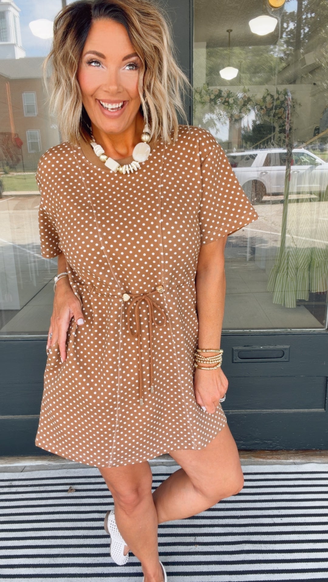 The Cocoa & Cream Dress