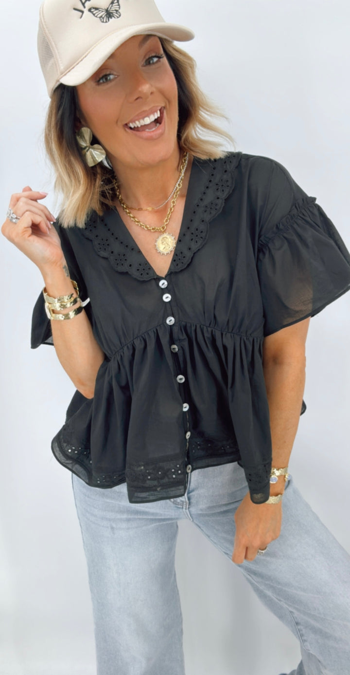 The Callie Collar Blouse