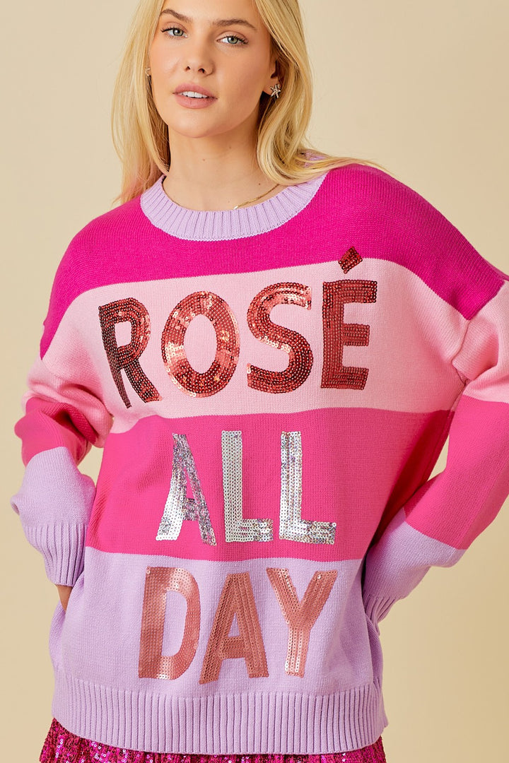 Rose’ All Day Sweater