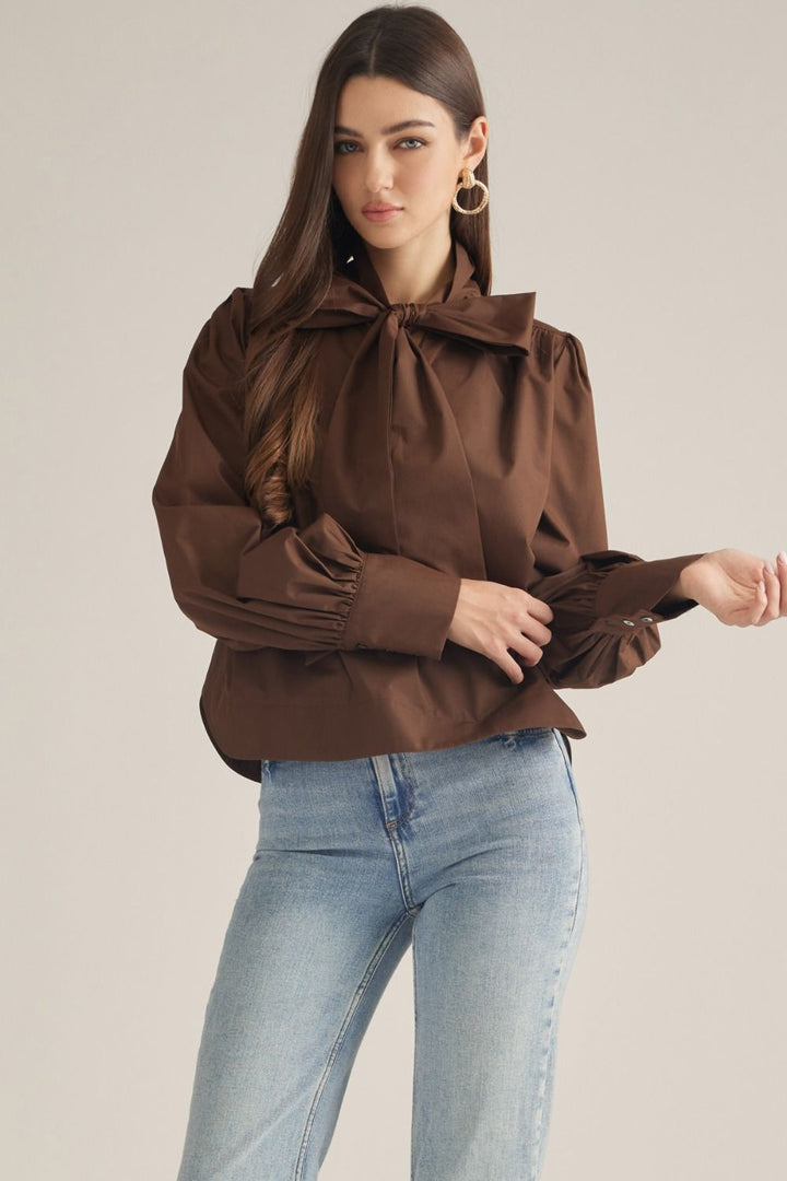 The Tied to Elegance Blouse