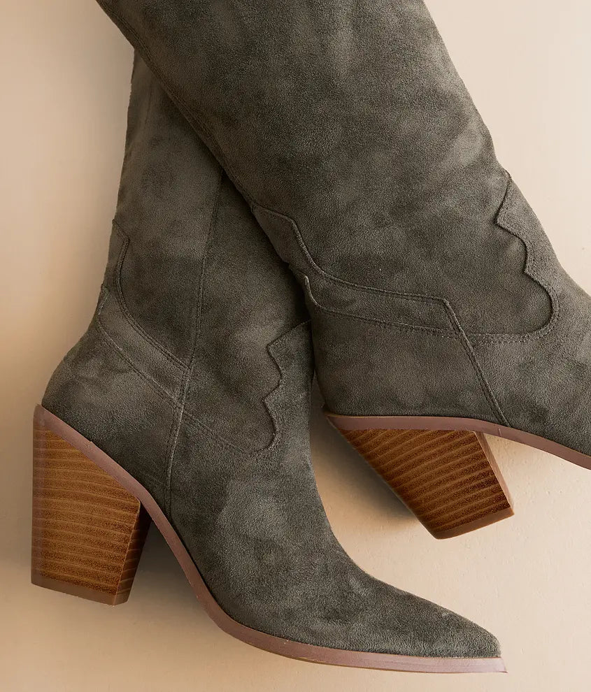 The Classy Olive Boot