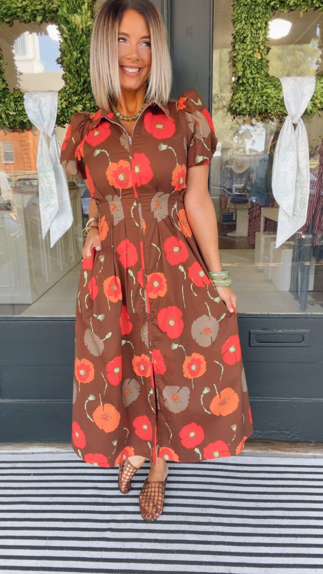 The Poppy Fields Midi Dress