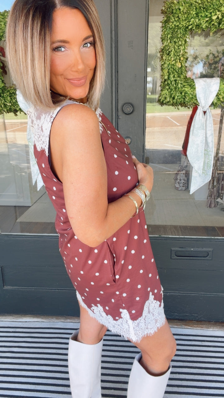 The Dotted in Lace Dress