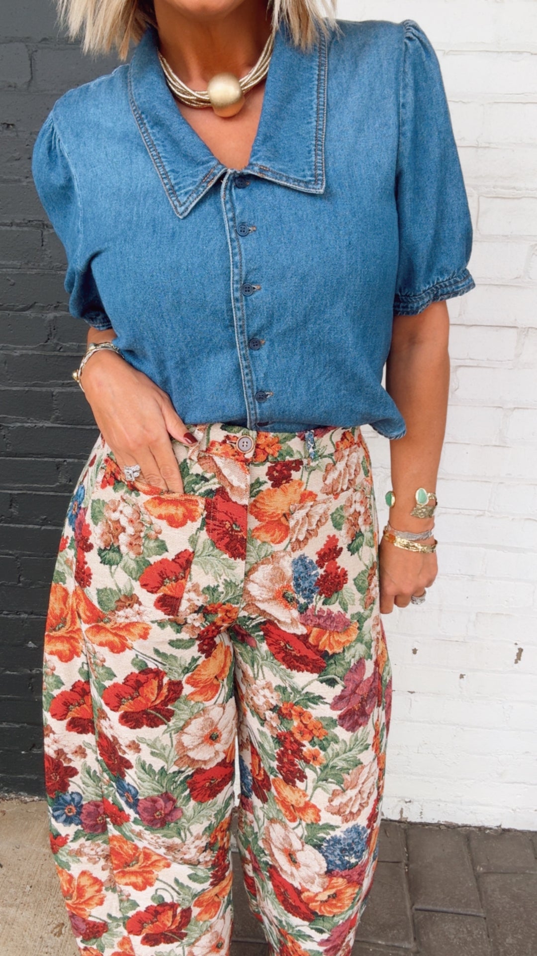 The Tara Tapestry Pant