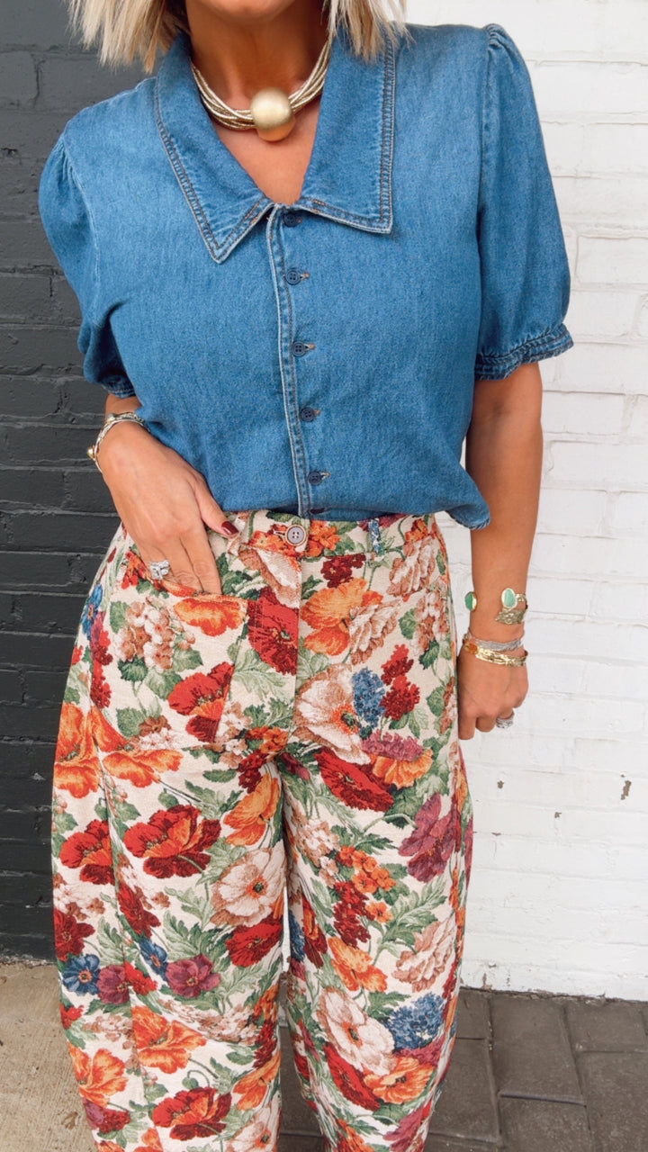 The Tara Tapestry Pant