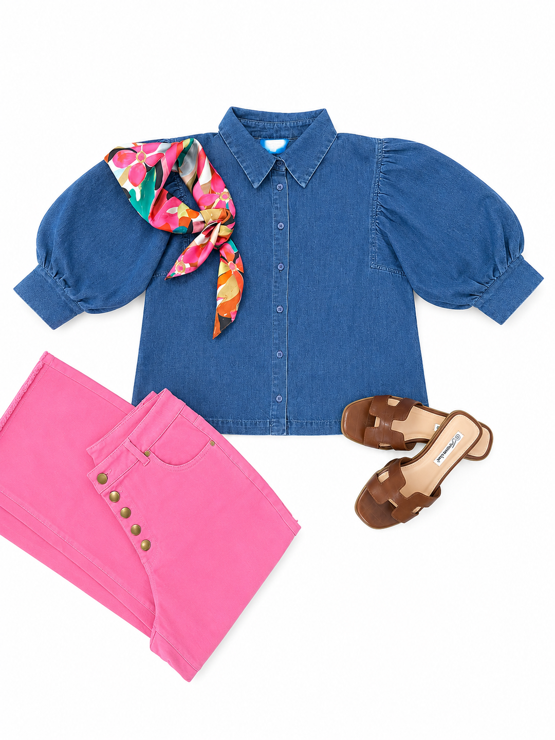 The Dalilah Denim Top