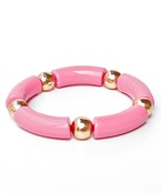 Acrylic Tube & CCB Bracelet
