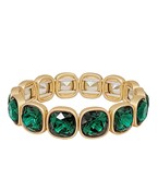 Cushion Cut Crystal Accent Bracelet