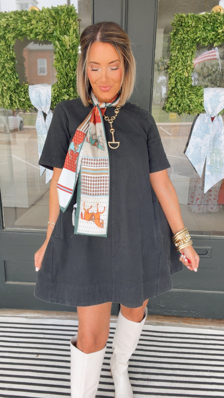 The Washed Down Mini Dress