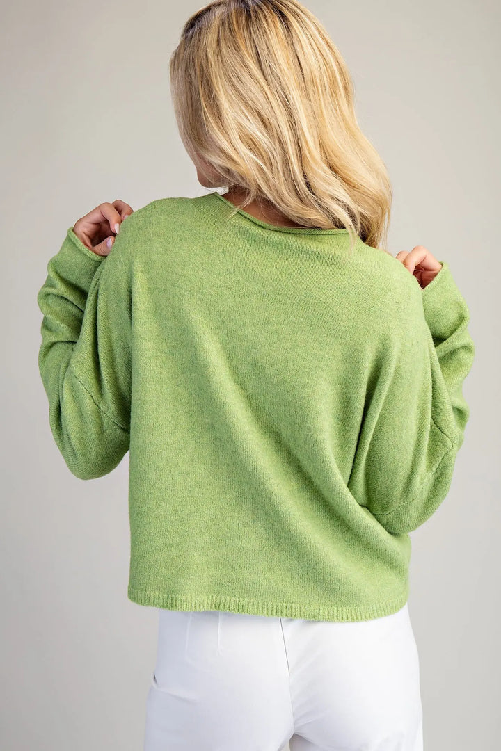 The Spring Moss Cardigan