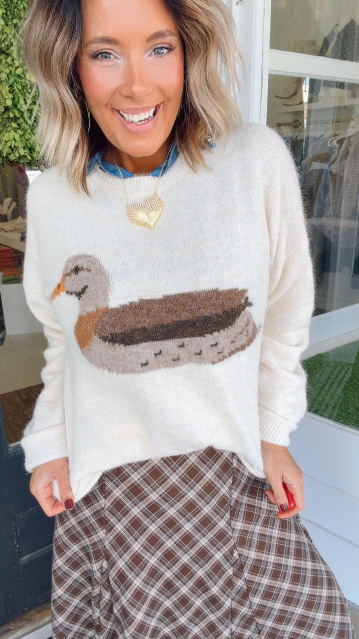 The Mallard Moment Sweater