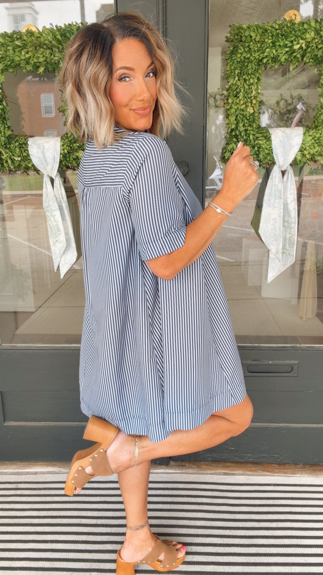 The Tailgate Stripe Dress