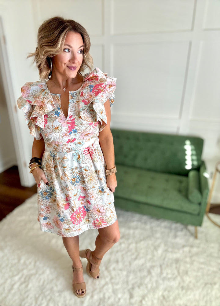 DAY LILLY FLORAL DRESS