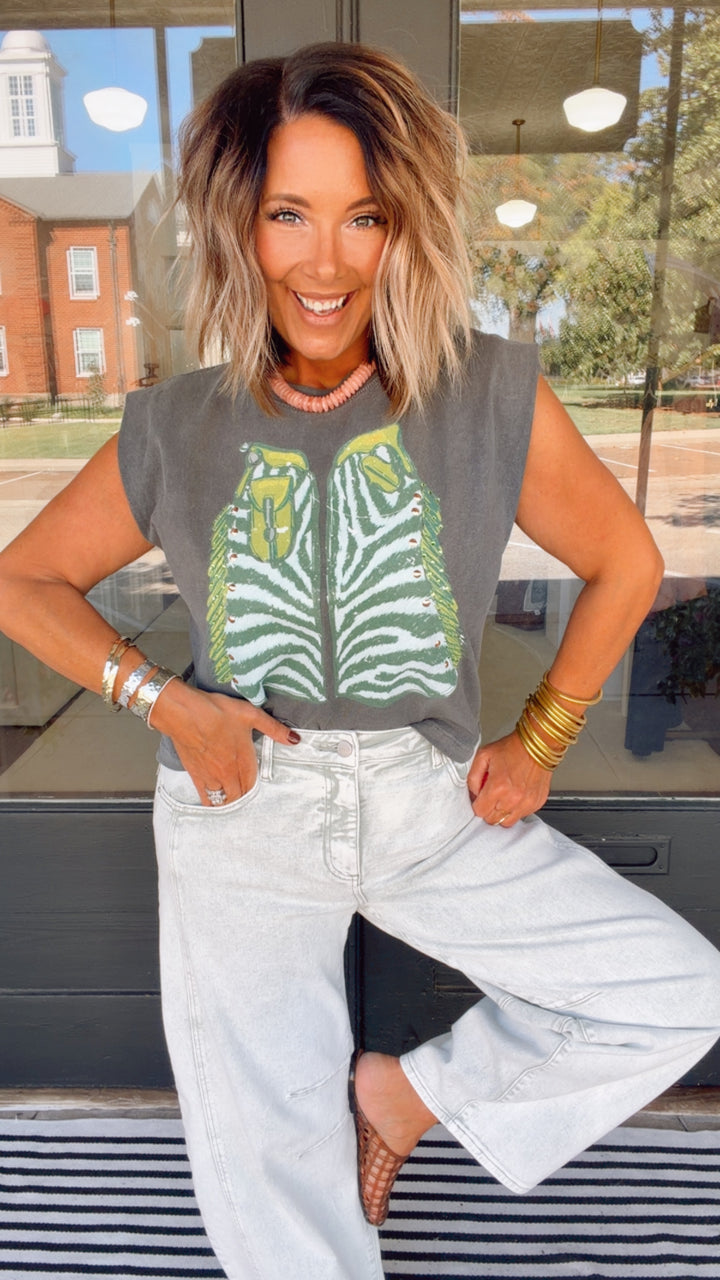 Wild Side Western Muscle Tee