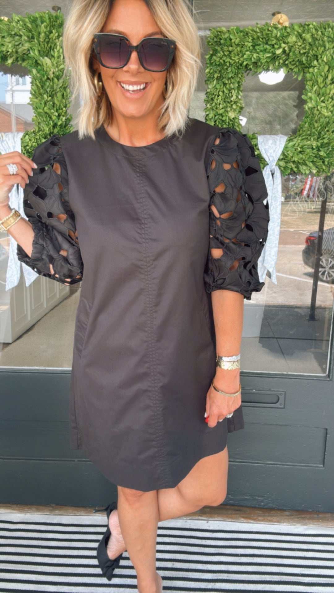 THML Eyelet Dress