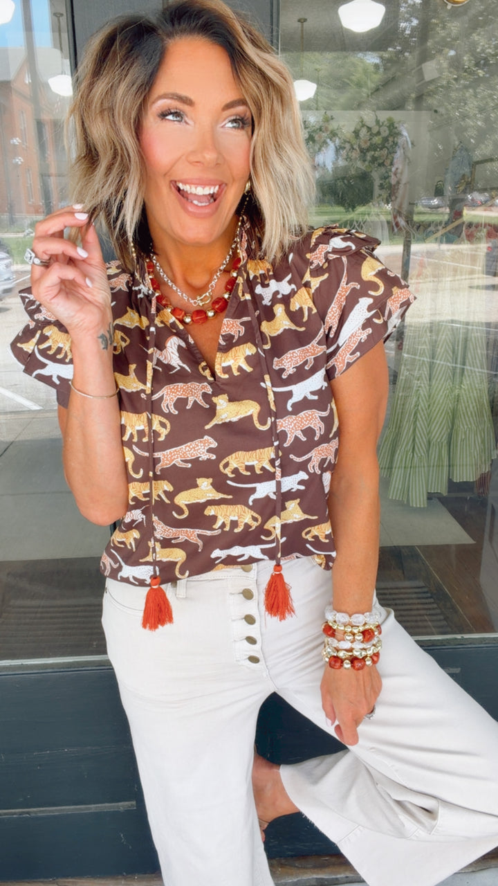 THML Wild Side Blouse