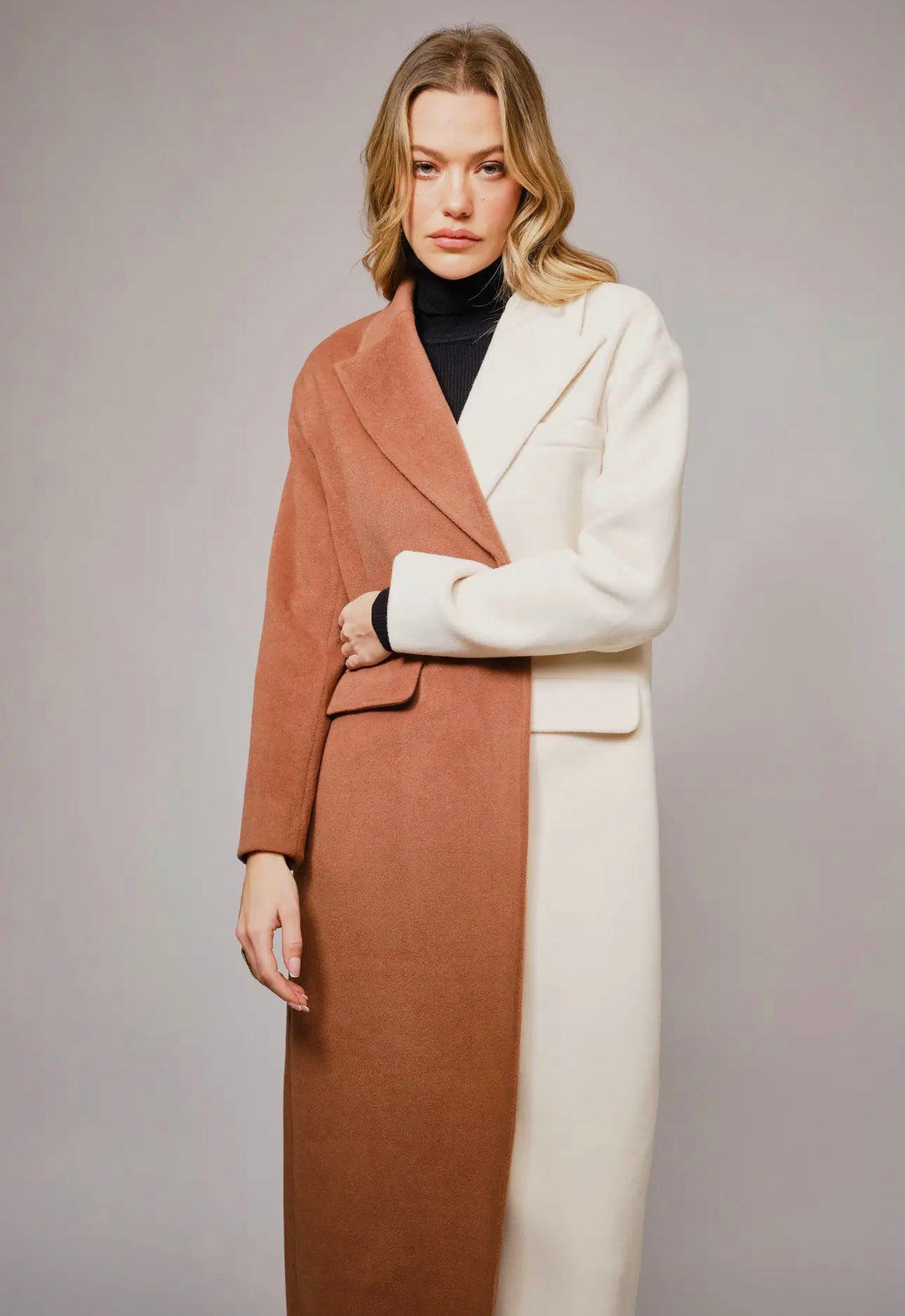 The Modern Muse Colorblock Coat