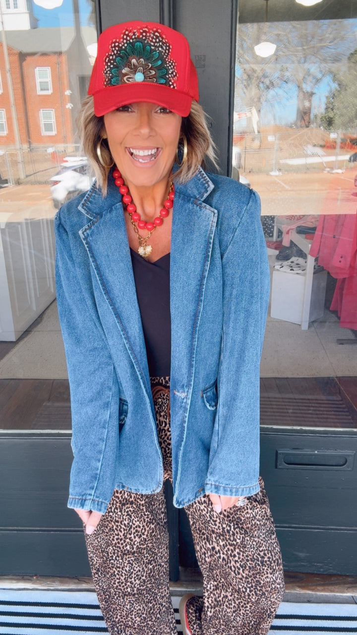 The Daisy Denim Blazer