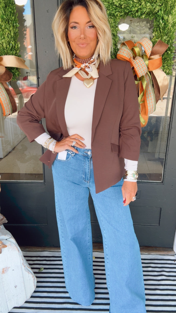 Skies Are Blue Fall Blazer