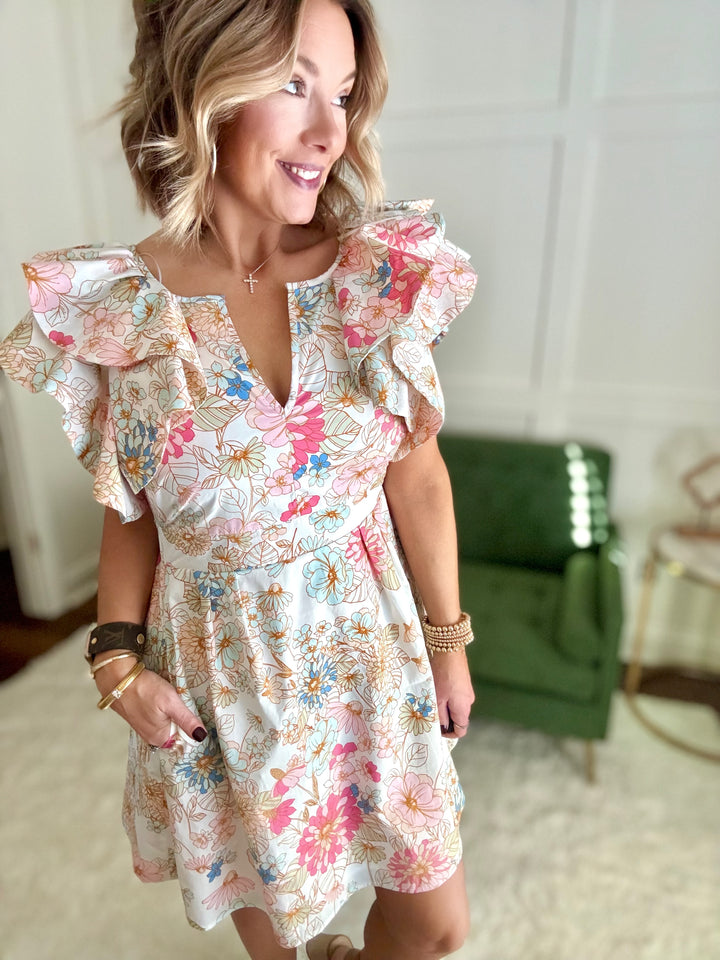 DAY LILLY FLORAL DRESS