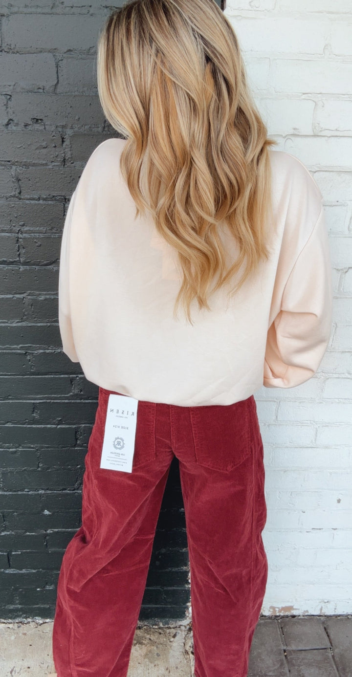 Floral Front Sweater