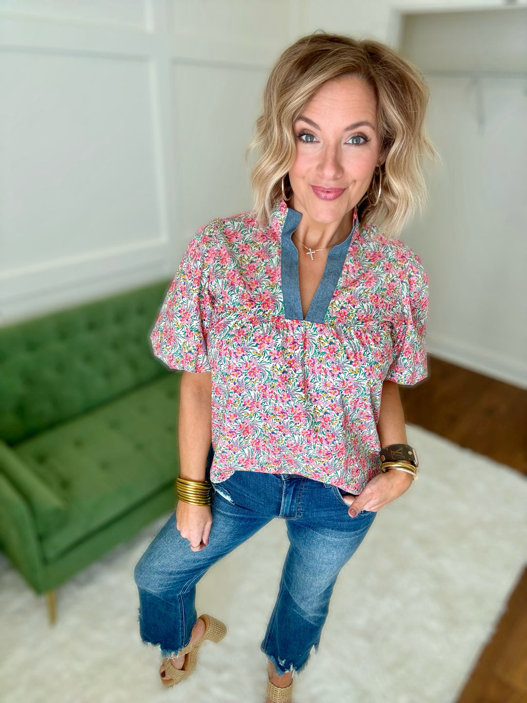 The Chelsea Floral Top