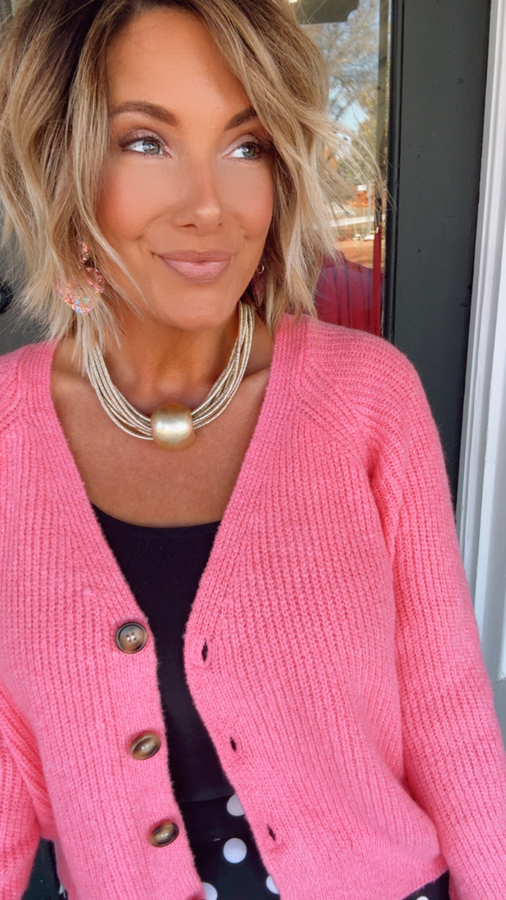 The Pink Energy Cardi