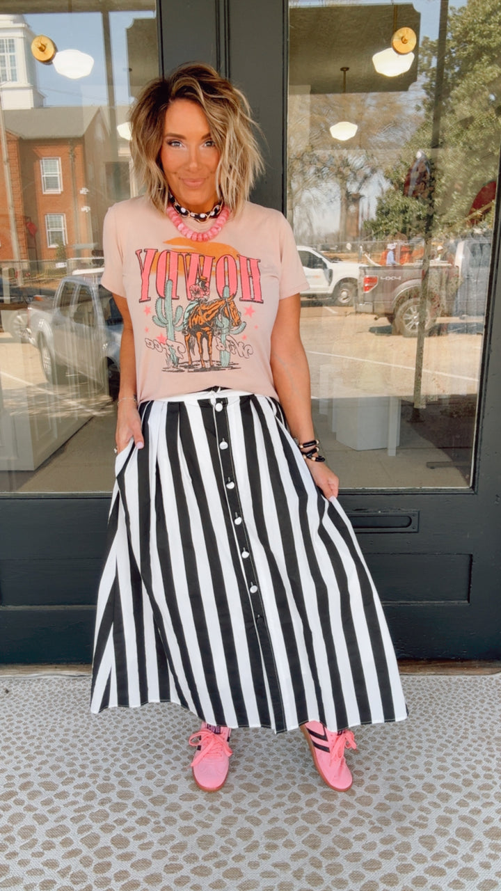 Howdy Cowboy Graphic Tee Top