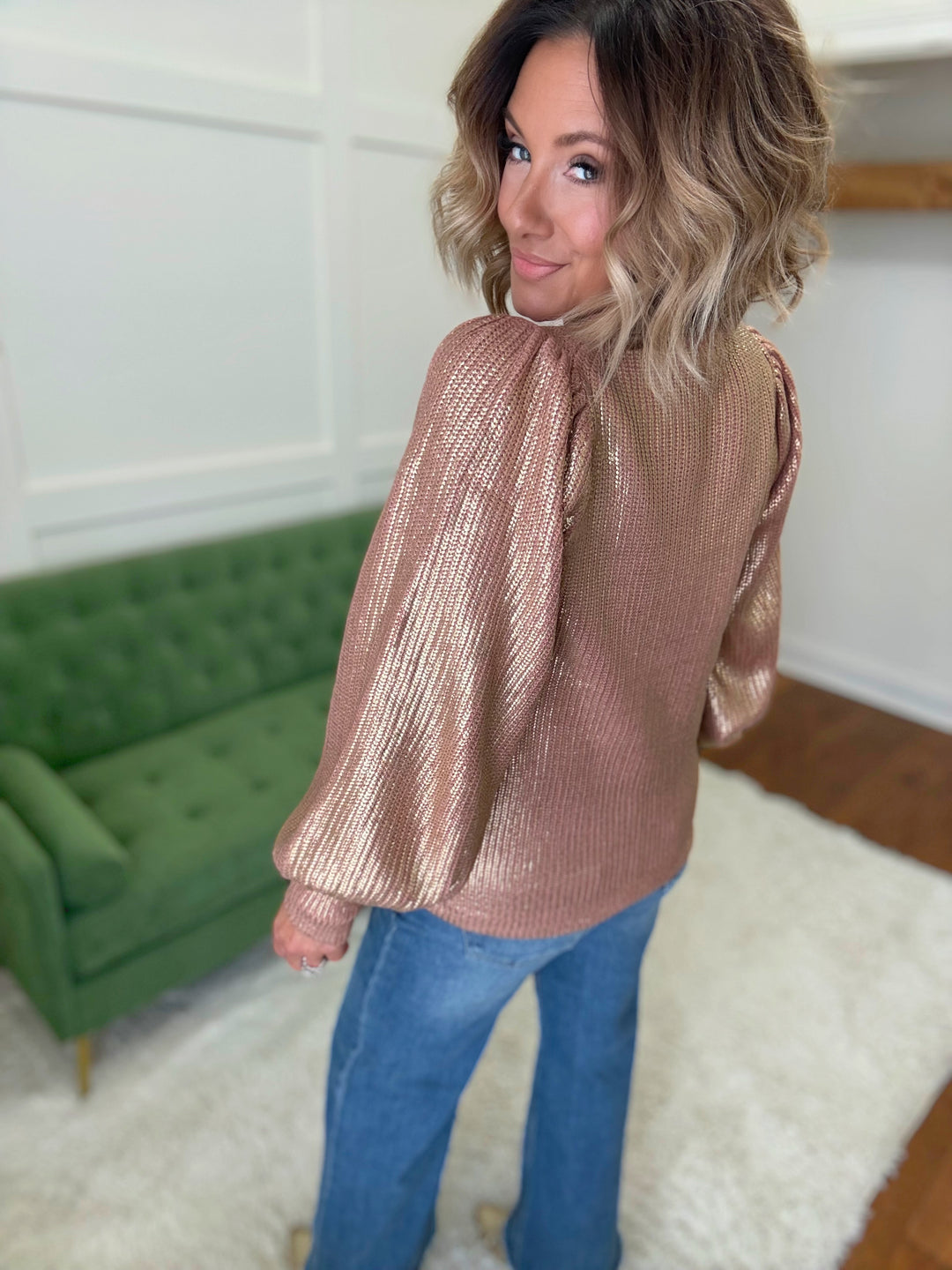 Metallic Sweater