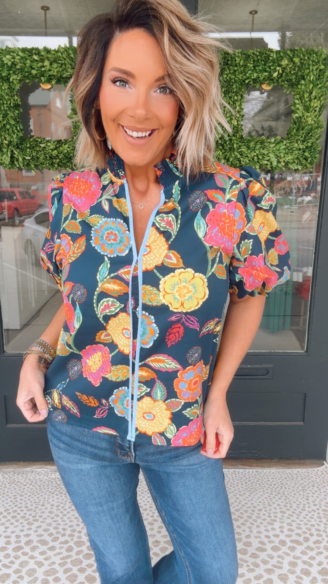 THML Floral Dream Top