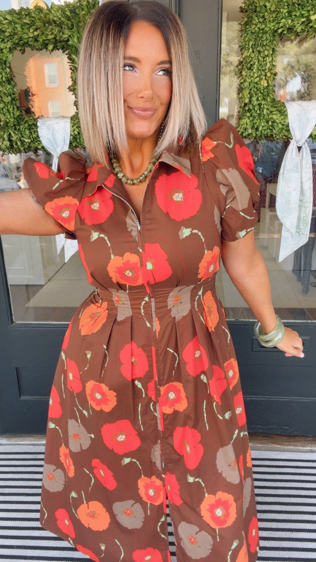 The Poppy Fields Midi Dress