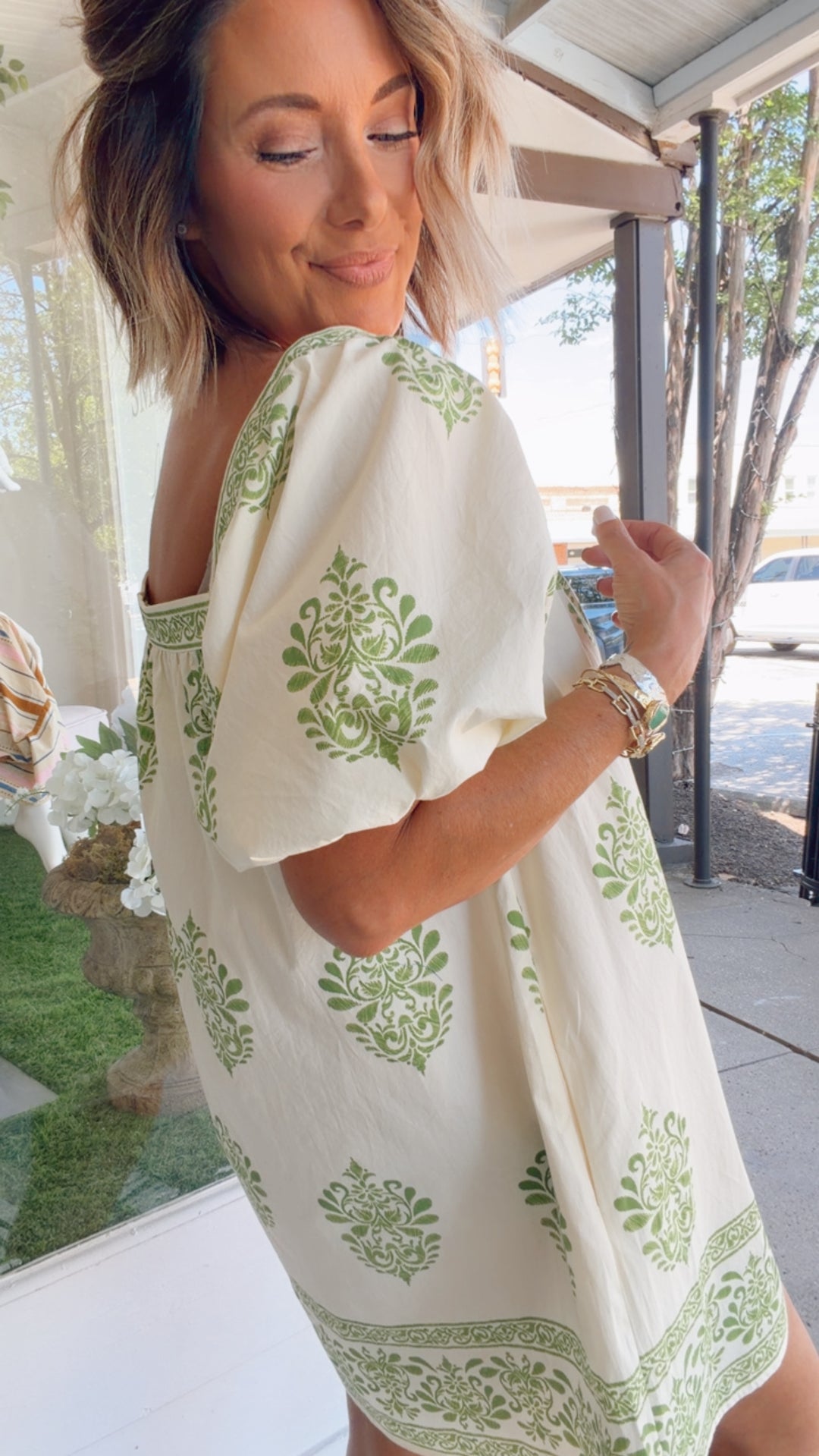The Olive Grove Mini Dress
