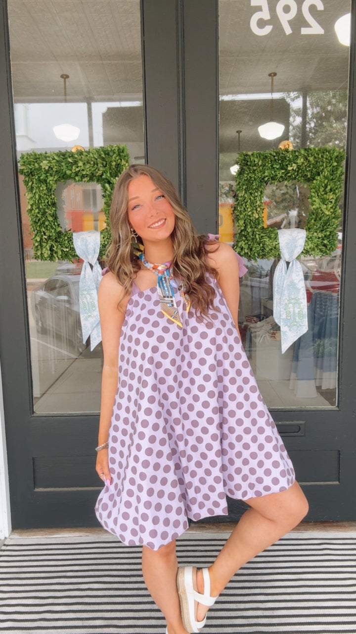 The Lavender daydream bubble Dress