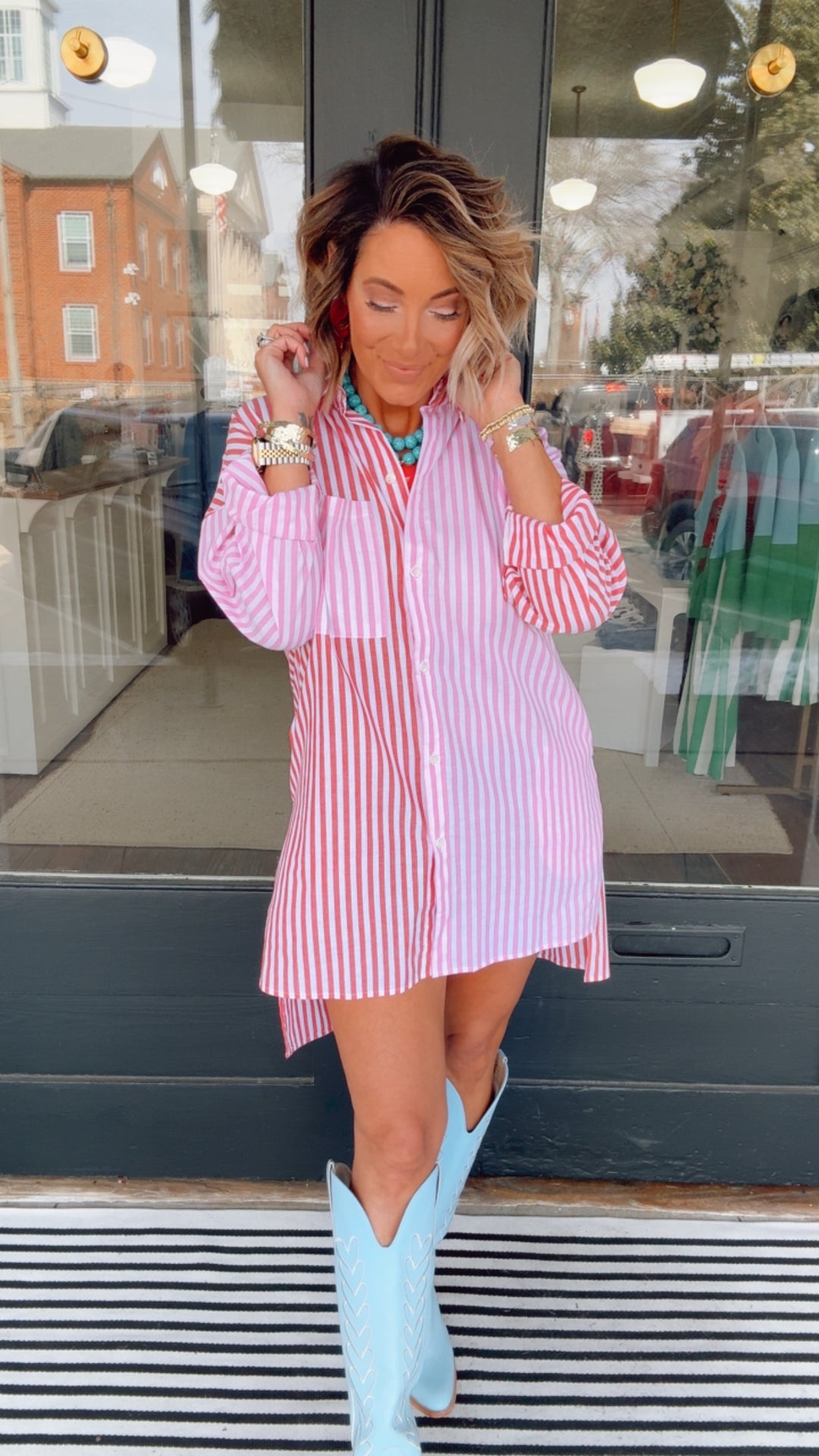 The Downtown Darling Shirt Dress