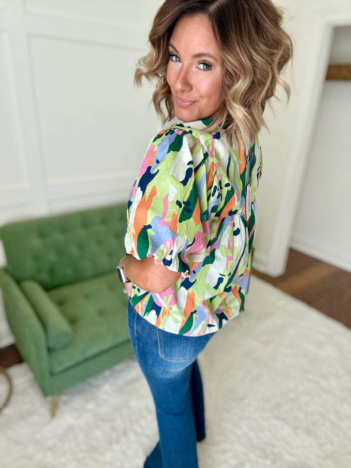 THML Colorful Whimsy Top