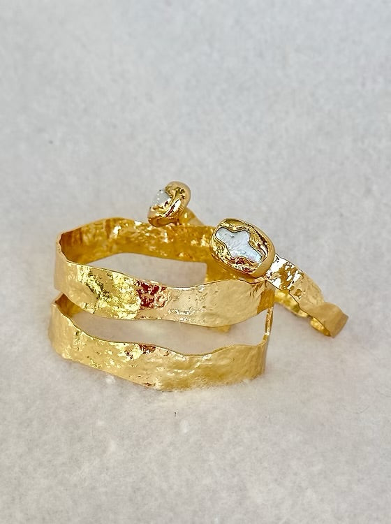 Easton Elle Double Plated Cuff Gold