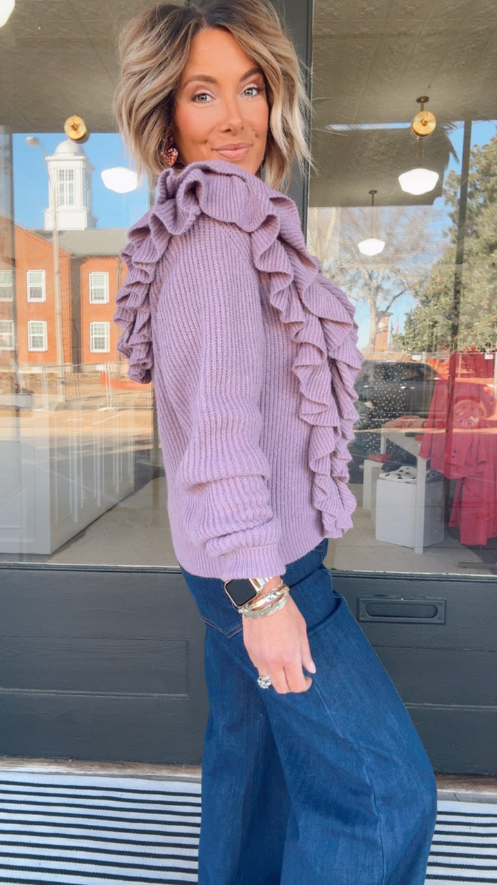 The Mauve Moment Sweater