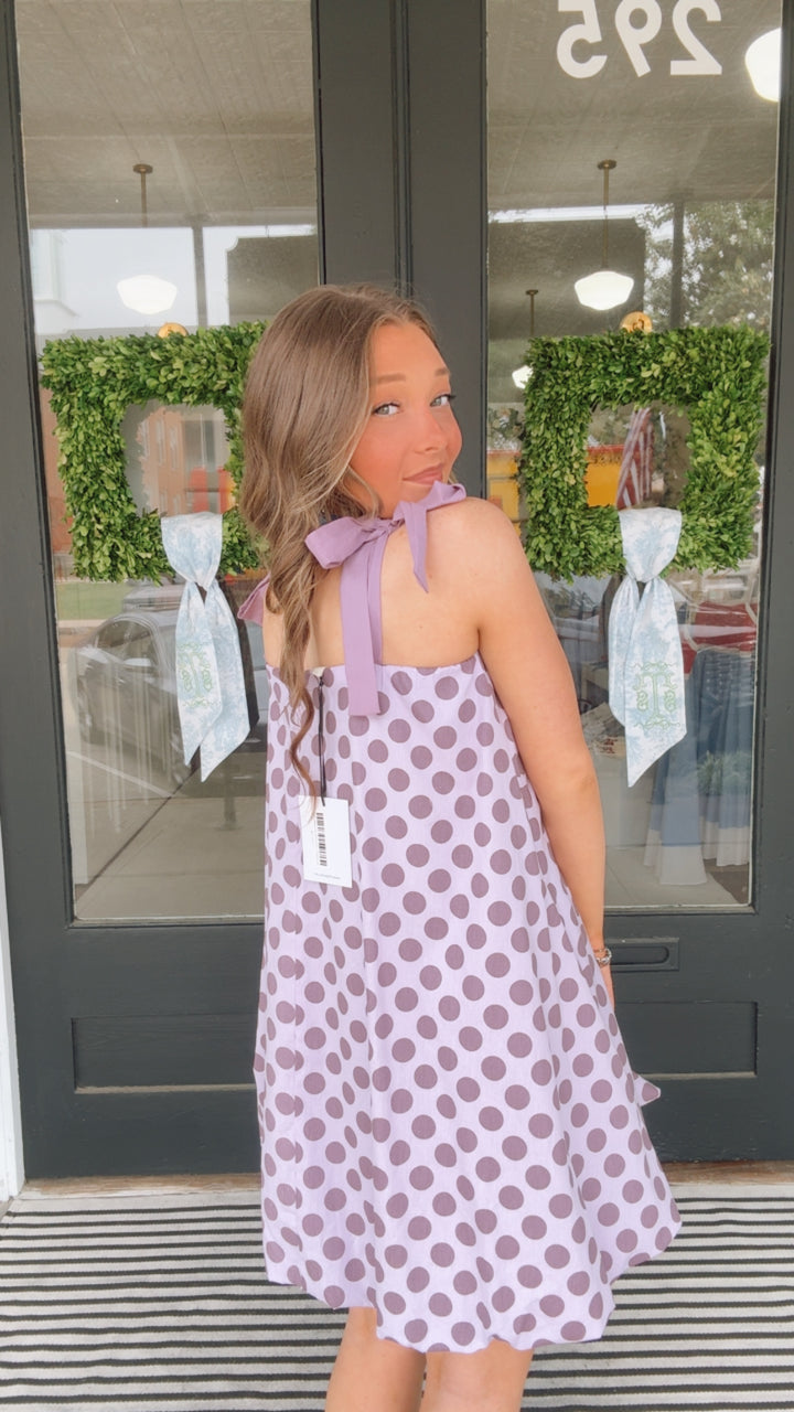 The Lavender daydream bubble Dress