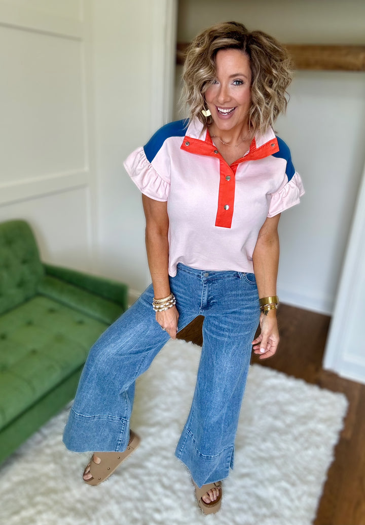 The Retro Ruffle Top