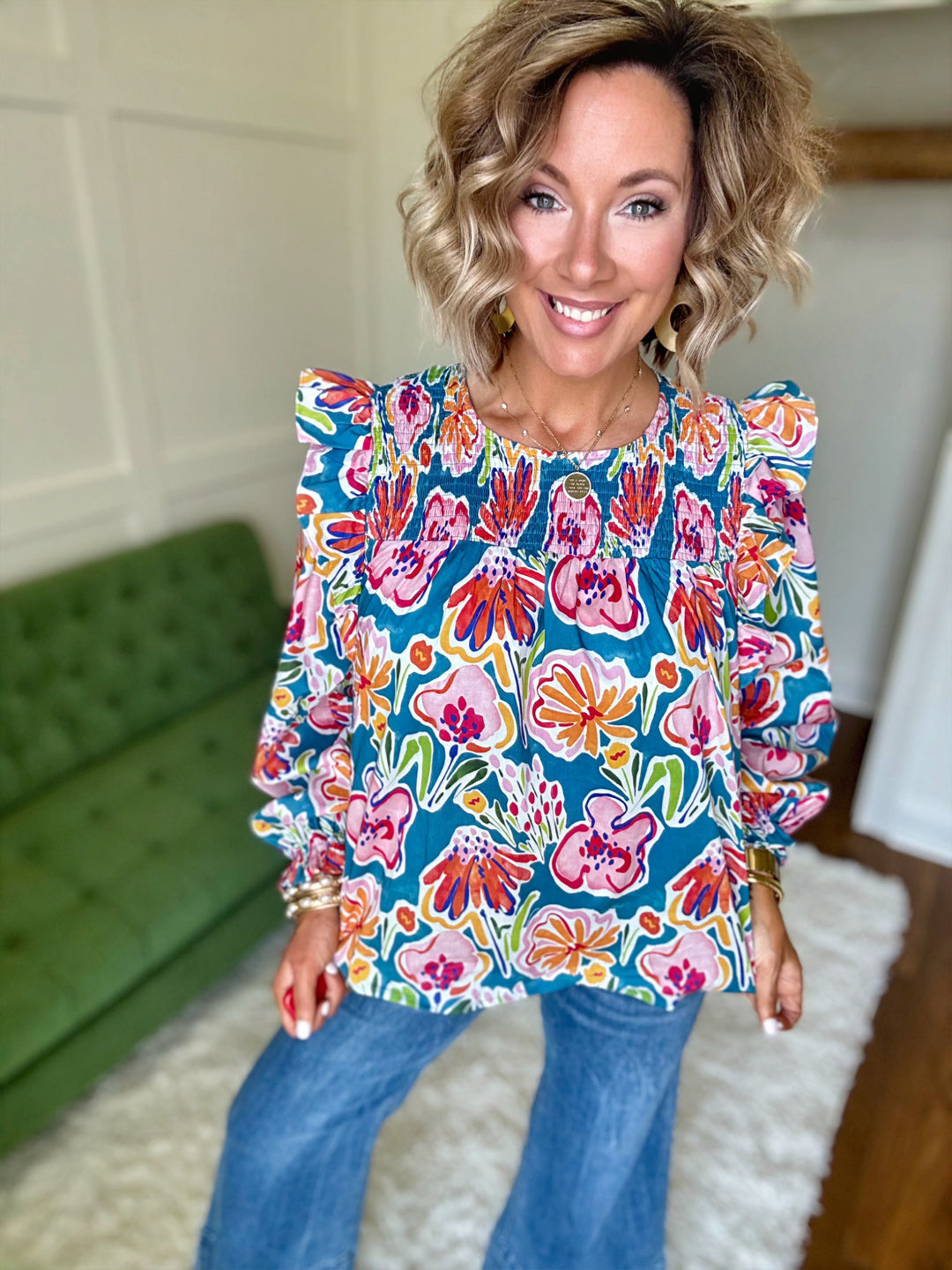 The Floral Fusion Top