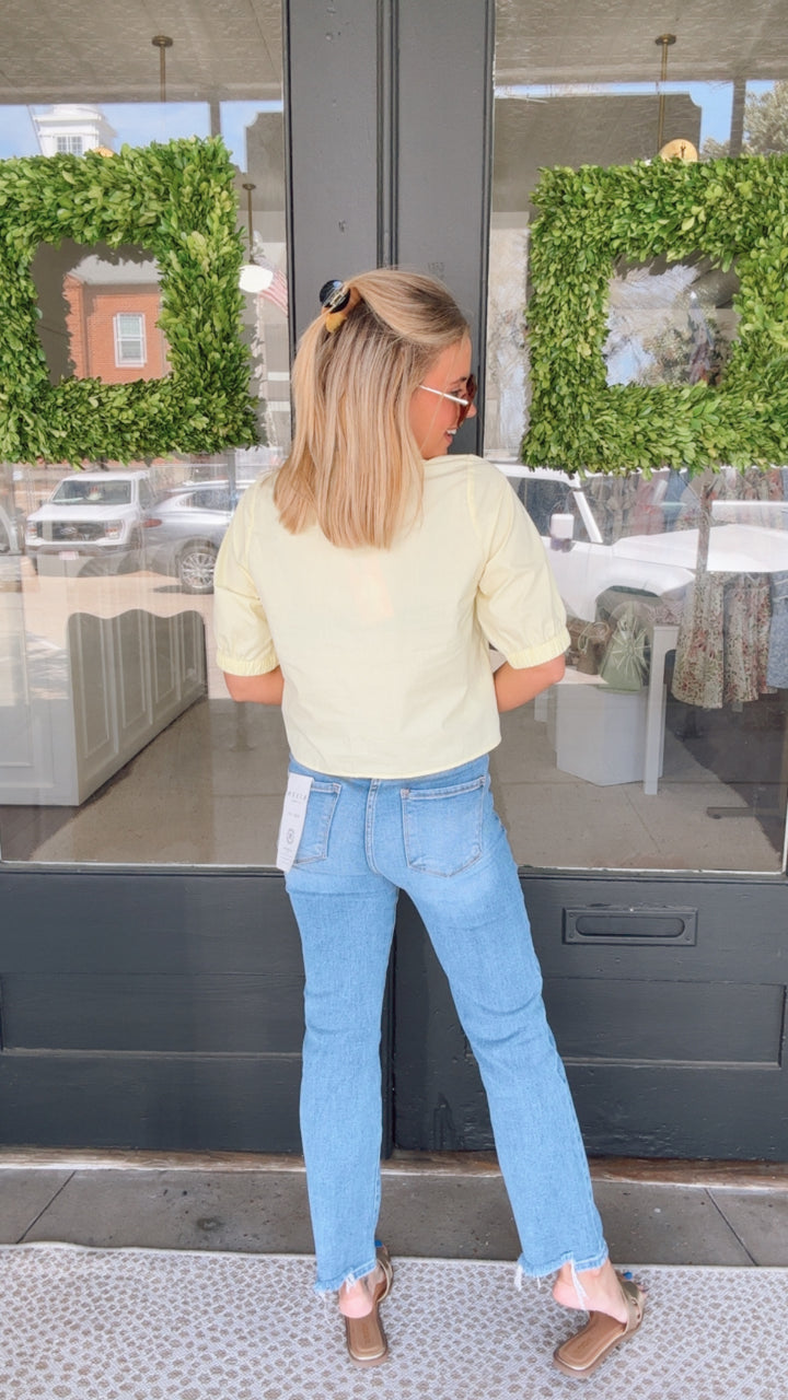 THML Lemon Drop Blouse